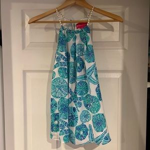 Lilly Pulitzer for Target blue Starfish & Jellyfish print tank 🐙